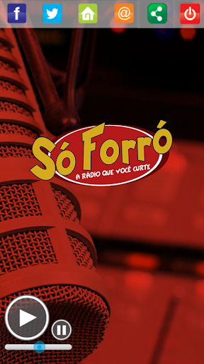 Android application Rádio Só Forró screenshort