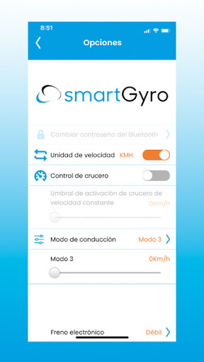 Android application smartGyro screenshort