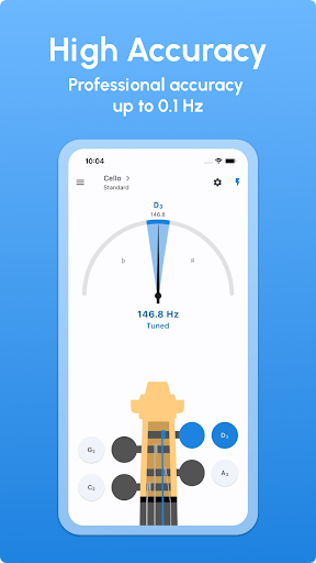 Screenshot of Cello Tuner - LikeTones