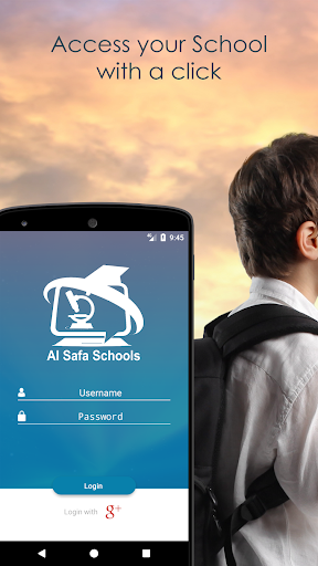 Android application Al Safa National Schools screenshort