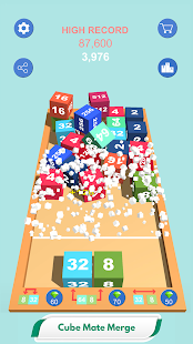 Cube Mate 2048 – Puzzle de fusion 3d screenshots apk mod 3