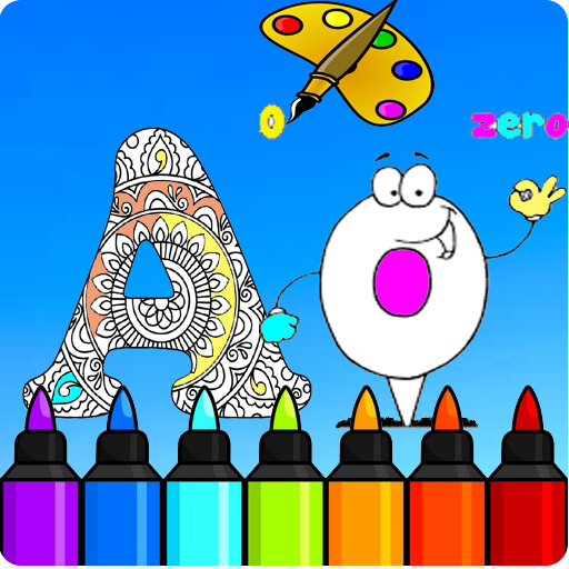 NUMBER- ALPHABET LORE coloring