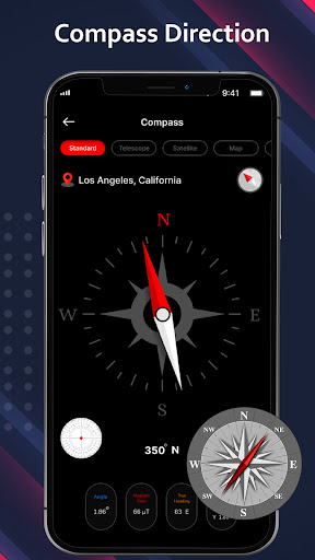 Digital Compass for Android screenshots 1