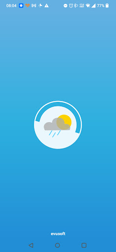 Android application Meteorologia screenshort