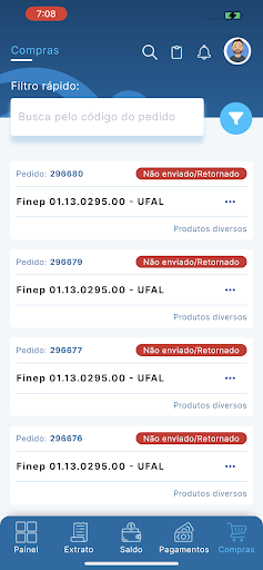 Android application Agrega - Funarbe screenshort