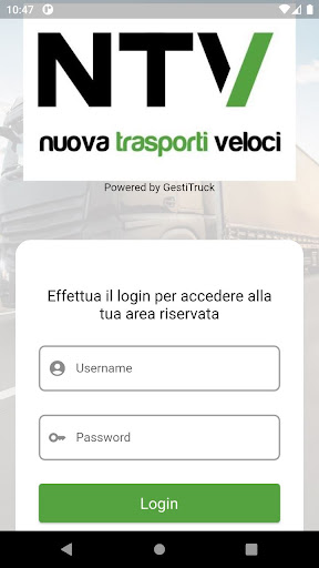 Android application NTV Srl - Gestitruck screenshort