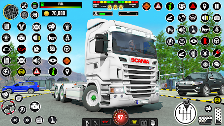 Crazy Car Transport Truck Game