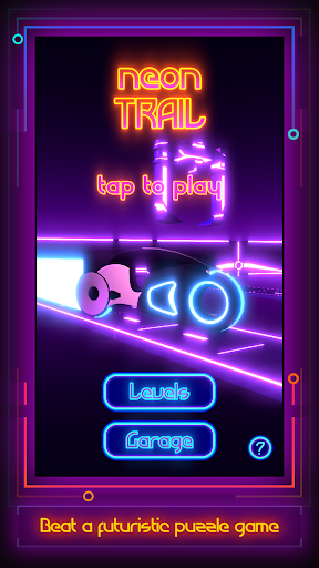 Android application Neon Trail - Puzzle Game screenshort