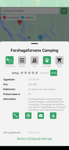 CampApp Sweden Screen 2