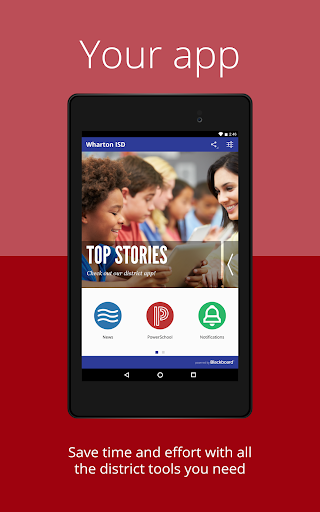 Android application Wharton ISD screenshort