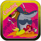 zig & ѕhаrkо coloring book HD - coloring pages icon