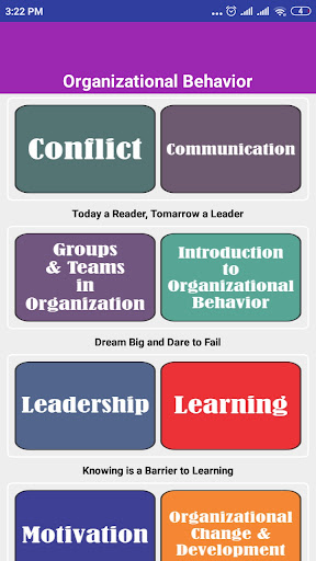 Organizational Behavior Screen 2