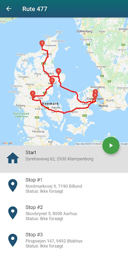 Diroto driver app Screen 3