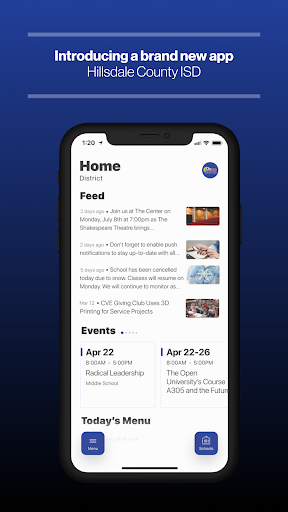 Android application Hillsdale County ISD screenshort