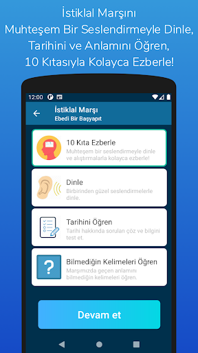 İstiklal Marşı Ezberle Dinle Screen 2