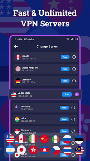 Android application One VPN: Fast & Secure Proxy screenshort