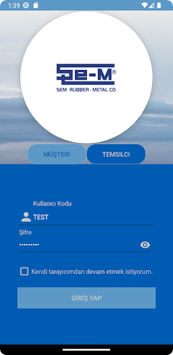 Android application Sem Lastik B4B screenshort