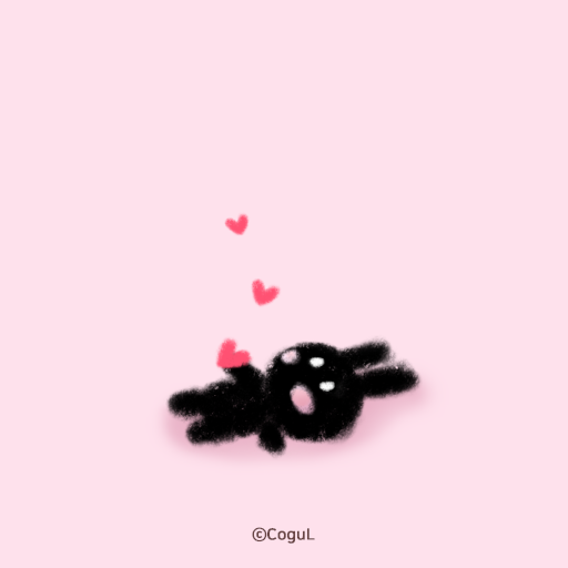카카오톡 테마 - 블랙버니와 하트 logo