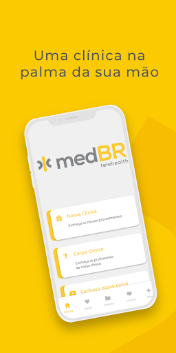 Android application medBR telehealth screenshort