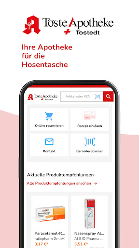 Android application Toeste Apotheke Tostedt screenshort