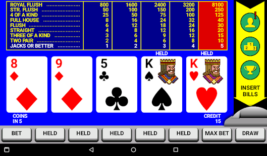 Video Poker Classic Double Up Screenshot