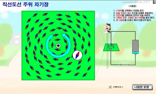 직선도선 주위 자기장 가상실험 2 Screenshot 2 - AppWisp.com