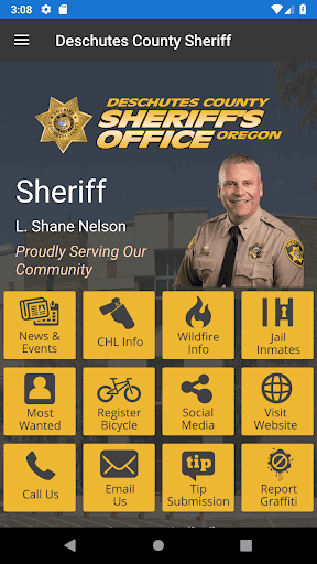 Android application Deschutes County Sheriff screenshort