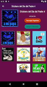 Captura de Pantalla 10 Stickers del Dia del Padre android