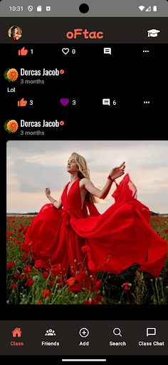 Android application oFtac screenshort