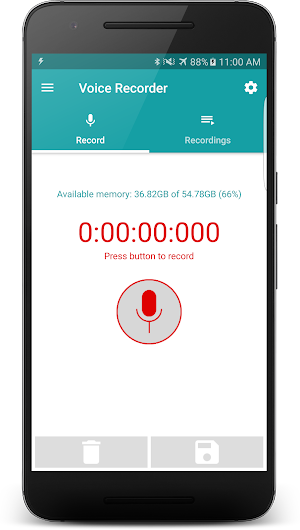 SoftRecorder - Voice Recorder  screenshot 0