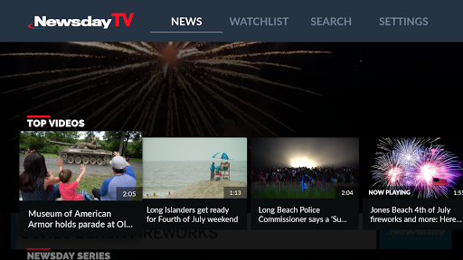 Android application Newsday TV screenshort