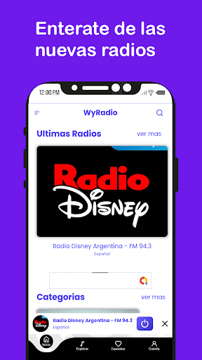 WyRadio: radios FM AM, musica Screen 3