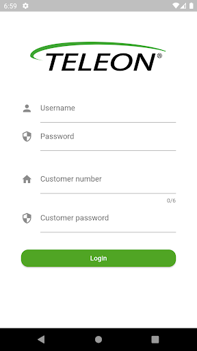 Android application MyTeleon App screenshort