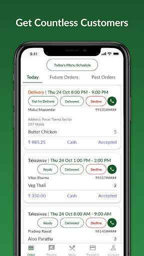 Homefoodi - Vendor Application Screen 2