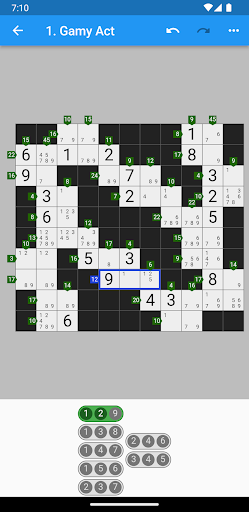Android application Kakuro - Classic screenshort