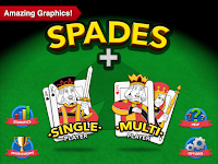 screenshot of Spades + Classic Card Plus Fun