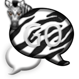 GO SMS - Zebra 3D icon
