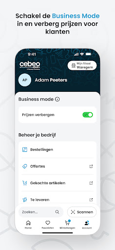 Cebeo App Screen 2
