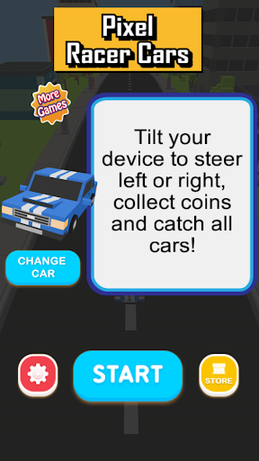 Pixel Racer Cars 3D Screen 3