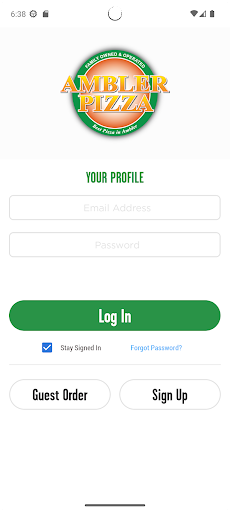 Screenshot of Ambler Pizza