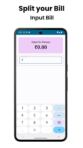 Android application Split your Bill screenshort