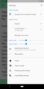 T2S: Text to Voice - Read Aloud Screenshot