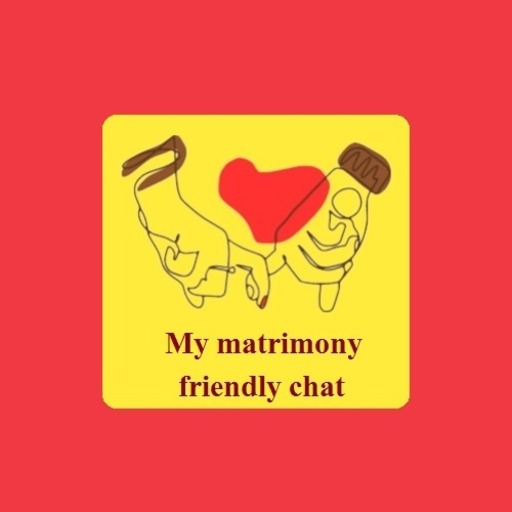 My matrimony, friendly chat logo