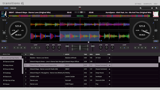 Transitions DJ for Chromebook Screen 2
