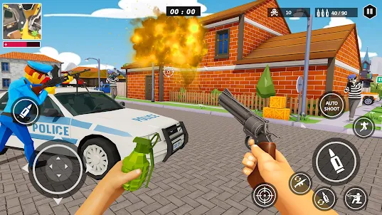 Police Battle Royale: Gun Game