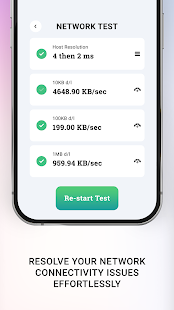 Network Signal Refresh & Test Screenshot