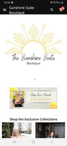 Android application Sunshine Suite Boutique screenshort