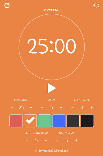 뽀모도로 타이머(Pomodoro Timer) Screen 3