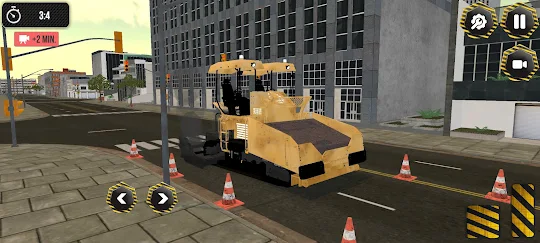 Road Roller Truck Simulation