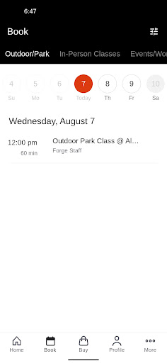 Forge Hot Yoga Screen 2